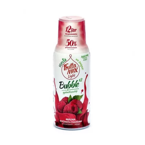 Fruttamax Bubble 12 zmeură light 500 ml