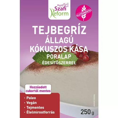 Szafi Reform poralap tejbegríz állagú kókuszos kása 250 g