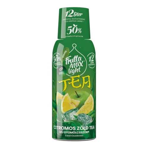 Fruttamax bubble 12 light ceai verde cu lămâie, 500 ml