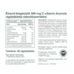Vitaking Acerola C-500 epres (40 rágótabletta)