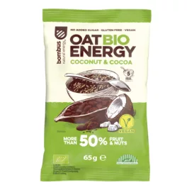 Bombus BIO Energy zabkása, kókusz és kakaó, 65 g